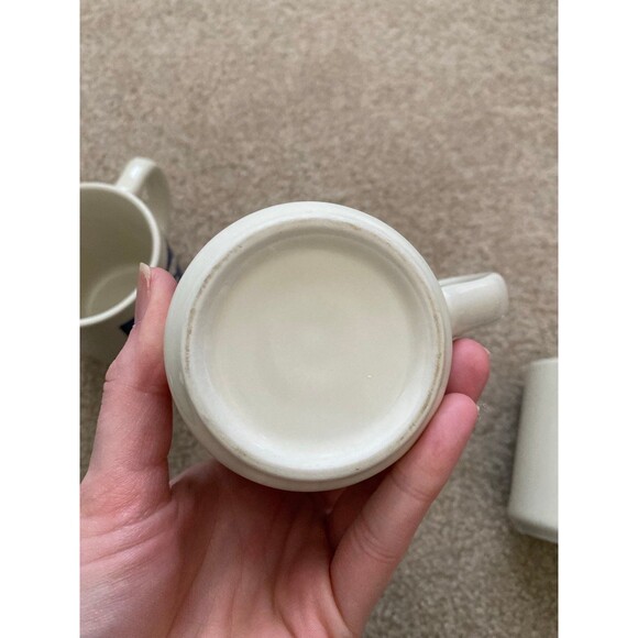 Vintage Morton Salt Collectible Coffee Mug Cup When It Rains It Pours - Set of 3 - Picture 5 of 10